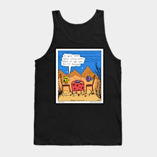 Undersea Restaurant Funny Sea Life Novelty Gift Tank Top